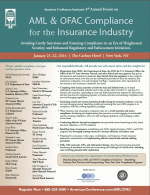 AML and OFAC Compliance for the Insurance Industry - ACI Legal Conference