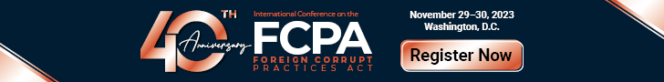 FCPA Foreign Corrupt Practices | Full Agenda now available