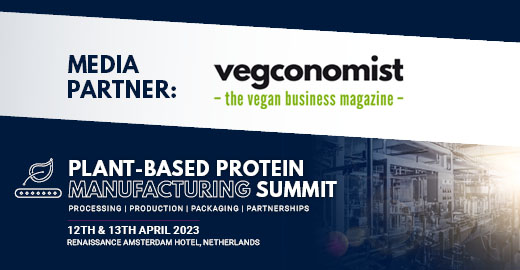 Plant-Based Protein Manufacturing Summit | Media Partner: vegconomist - the vegan business magazine -